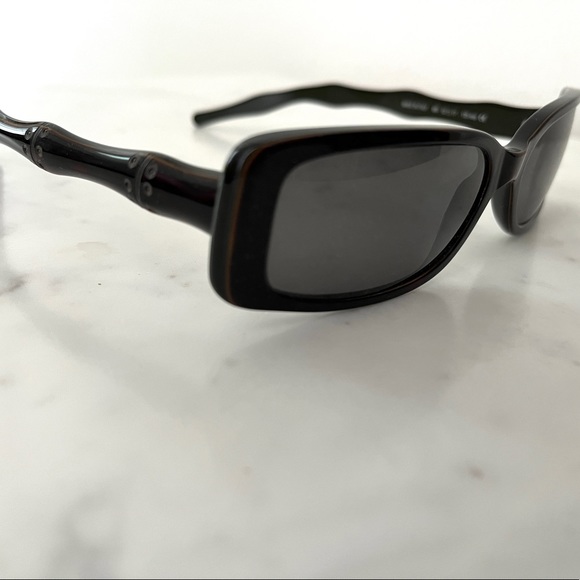 Vintage Bamboo Dark Tortoise Italian Sunglasses Michael Kors Glasses Frame 18629 - Picture 1 of 10